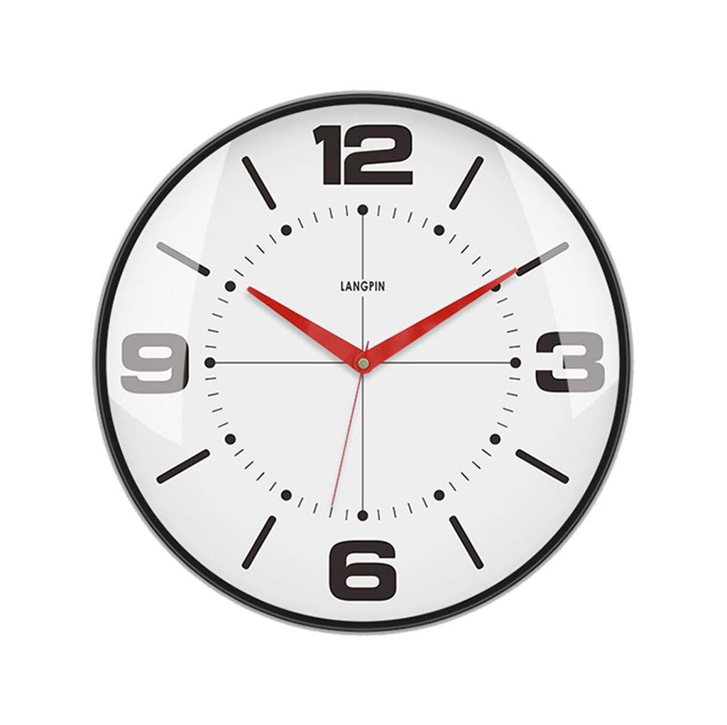 Horloge murale silencieuse pour salon grand affichage moderne et lisible