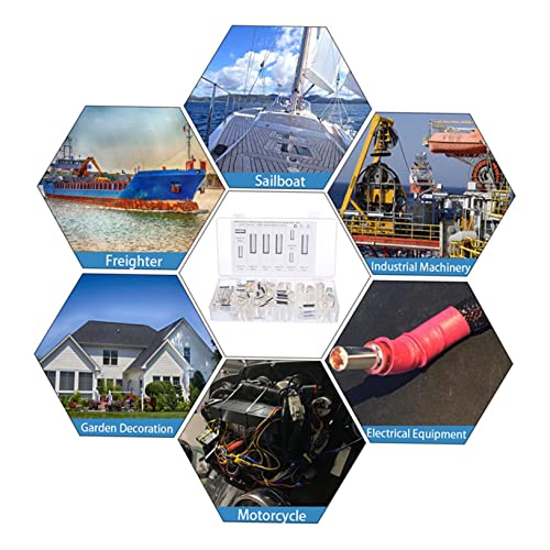 Cosses à sertir câbles électriques embouts de câble connecteurs cuivre 190pcs - 7