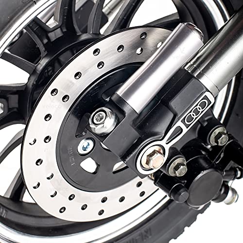 VELECO ZT63 seniorenmobiel driewieler retro elektrische scooter seniorenvoertuig 12 km/u zwart - Afbeelding 6