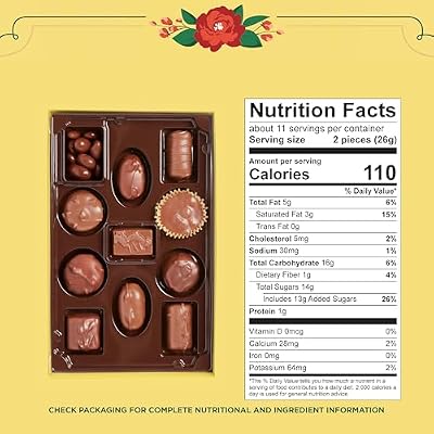 Whitman's Sampler Mother's Day Milk Chocolates Gift Box, 10 Ounce (22 Pieces)