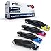 Produktbild Print-Klex 4x kompatible Tonerkartuschen für Utax CDC1725 CDC1730 CDC 1725 CDC 1730 652510010 652510011 652510014 652510016 Black Cyan Magenta Yellow KCMY BK C M Y Sparset