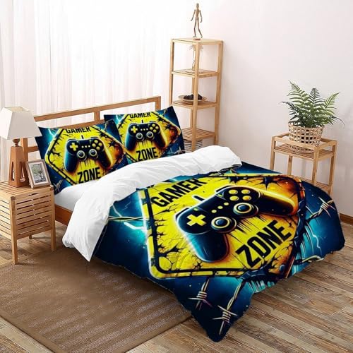 Housse de couette 200x200cm microfibre durable à fermeture éclair