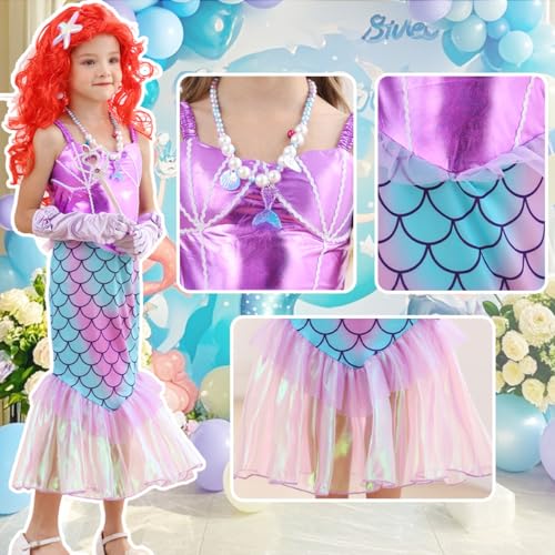 Disfraz de Sirena para Niñas con Accesorios miniatura 5