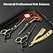 Wenshall Professional Black Gold Hair Scissors 6.89