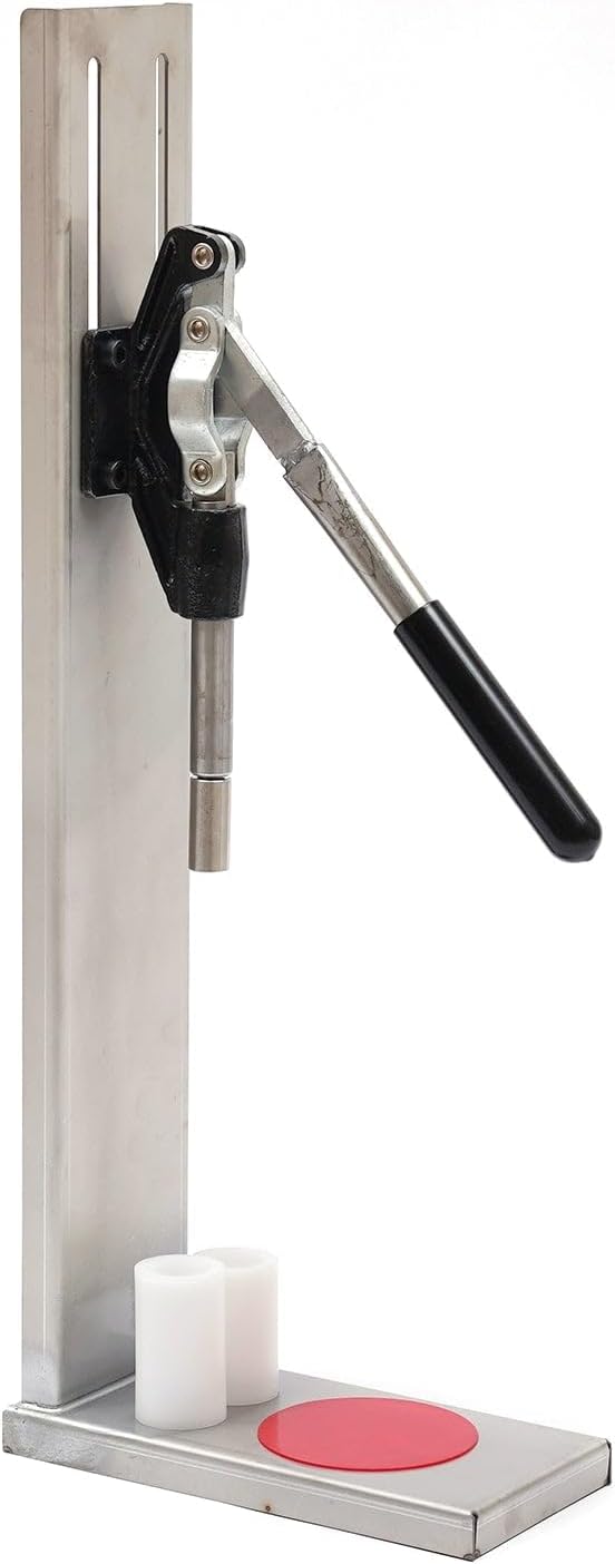 Stainless Steel Manual Wine Bottle Corking Machine - Hand Pressure Corker - Wine Bottle Corking Inserting Stopper Tools 2 POM heads