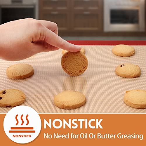 Statint Non-Stick Silicone Baking Mat, Premium Food Safe - Pack Of 4 #TOP5