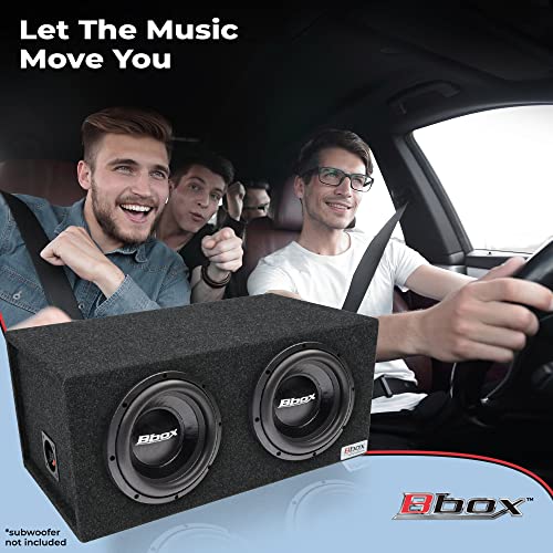 Bbox E10D Dual 10" Sealed Carpeted Subwoofer Enclosure #TOP2