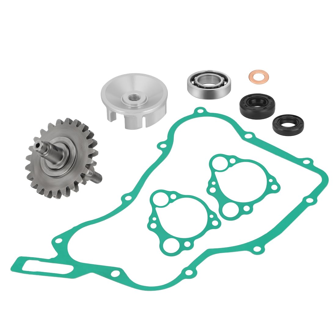 Kit revisione pompa acqua con girante albero ingranaggio guarnizioni adatto per Honda CR125R 1997-2004 19240-KZ4-A90