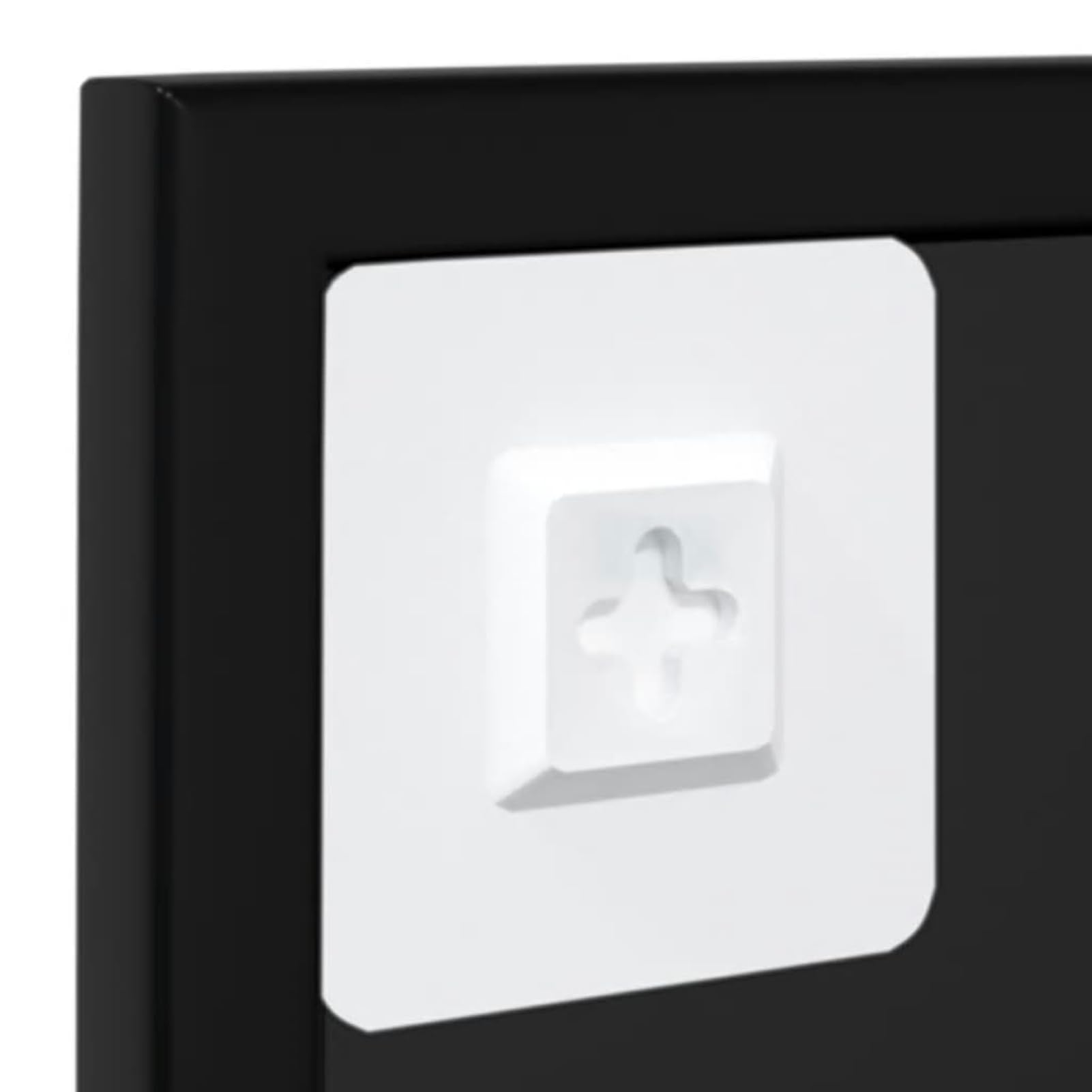 Homgoday Espejos Decorativos para decoración de Paredes con Marcos metálicos, Espejos Decorativos para Ventanas Modernos Negro 100x60 cmpara Decoración del Hogar, Sala de Estar, Baño, Dormitorio