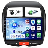 [6+128G] 8-Core Android 15 Car Stereo for Mitsubishi Outlander Sport 2011-2017/ASX 2013-2015/RVR 2011-2017 with Wireless Carplay&Android Auto,10.1' Car Radio with Mirror Link BT FM/RDS WiFi GPS SWC