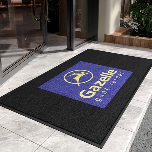 FSL Dormts Custom Commercial Grade Area Rug Floor Entryway Door Mat Welcome Carpet for Home Indoor/Outdoor Runner Washable Ruggable Non Slip Durable Absorbent