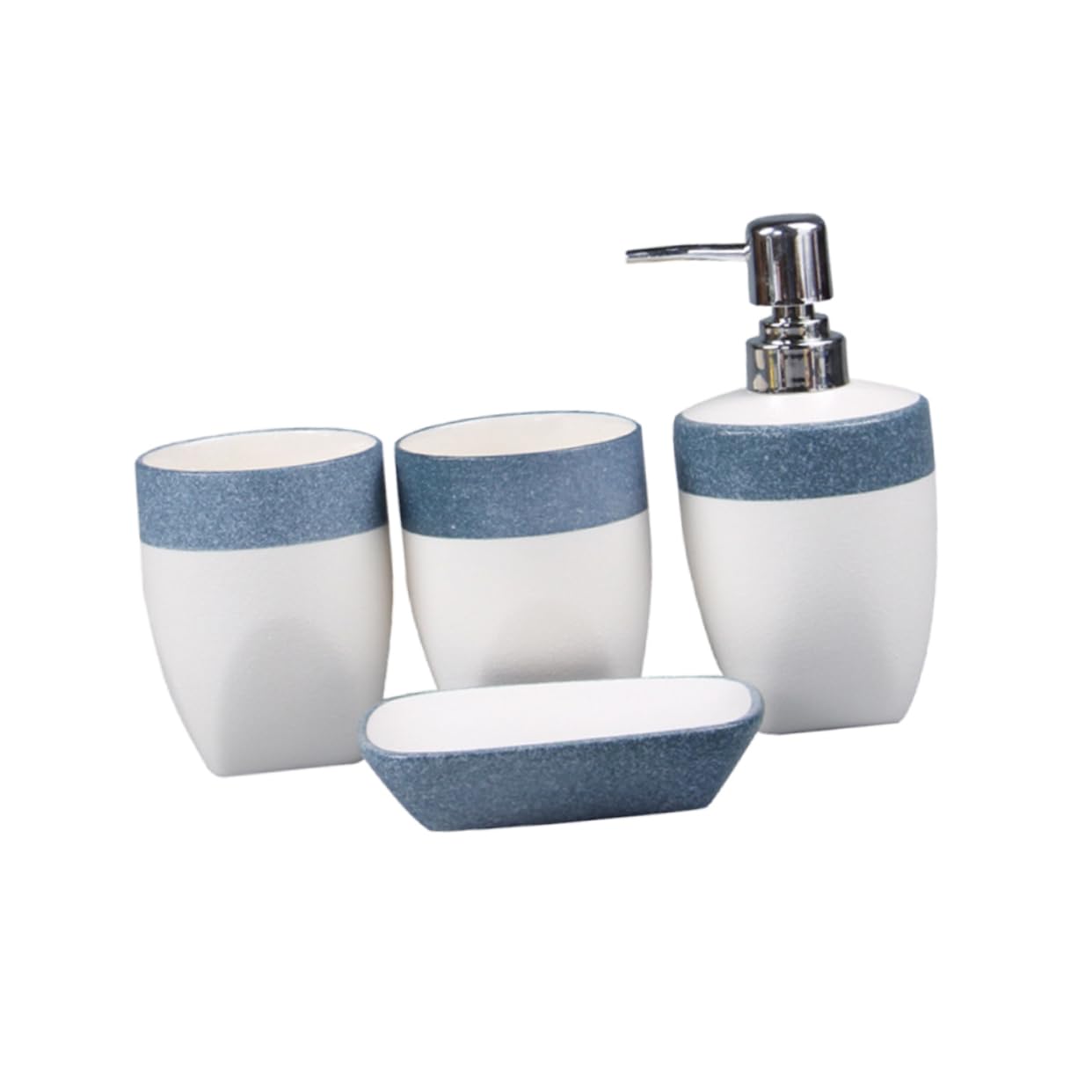 Taza de dientes y jabonera de cerámica PRETYZOOM para organizar el cuarto de baño diario