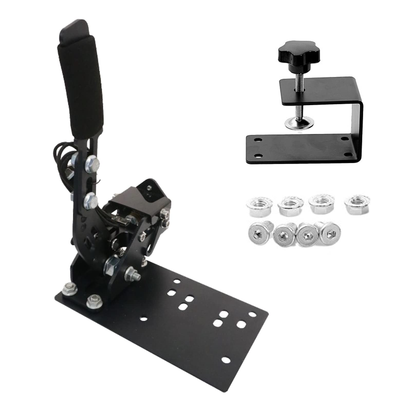 Buy Dardoo USB Handbrake with Clamp SIM Racing Games Handbrake Multihole Adapter Plate 14Bit