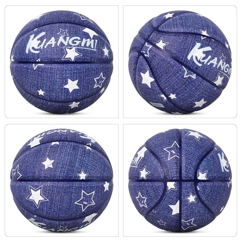 Ballon de basketball rose Kuangmi taille 6 intérieur et extérieur pour progresser