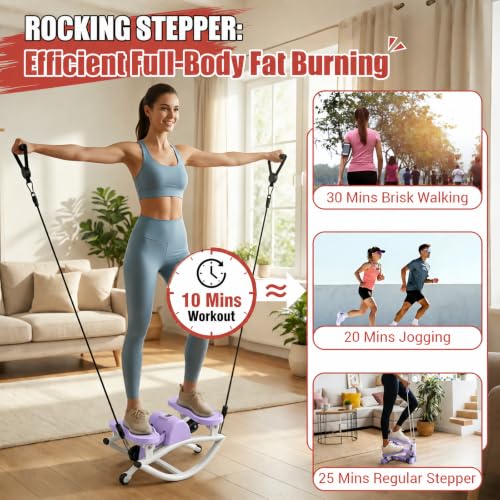Image of Rock Stepper Side to Side, 300 LBS Capacity, Side Stepper Exercise at Home
