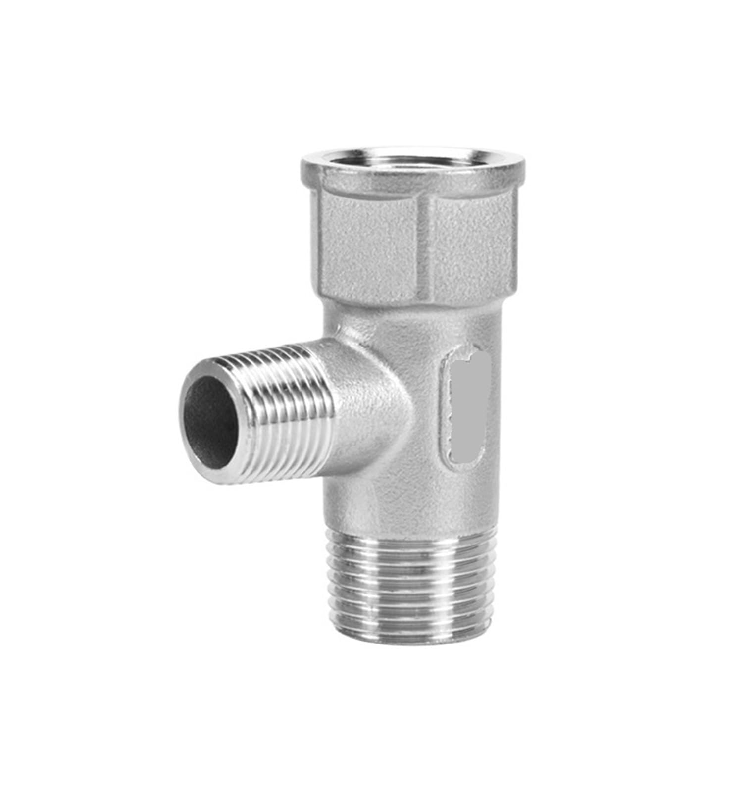 Té fileté 1 pouce acier inoxydable 304 diamètre variable G3/4 G1/2