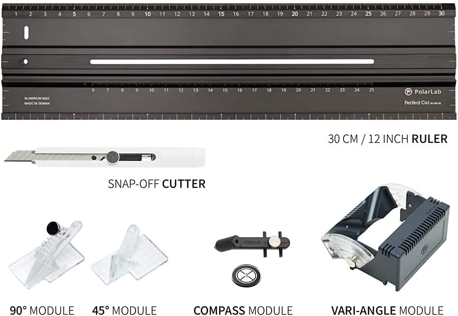 Blасk Frіdау - 70% оƒƒ PolarLab Perfect Cut: a Craft Knife Set for Straight/Curved/Inclined/Bevel/Circle Cutting - Precision Cutter for Mat, Foam, EVA, Cardboard, Leather, Paper and More (12 Inch, Imperial) Blасk Frіdау - 80% оƒƒ PolarLab Perfect Cut: a Craft Knife Set for Straight/Curved/Inclined/Bevel/Circle Cutting - Precision Cutter for Mat, Foam, EVA, Cardboard, Leather, Paper and More (12 Inch, Imperial)