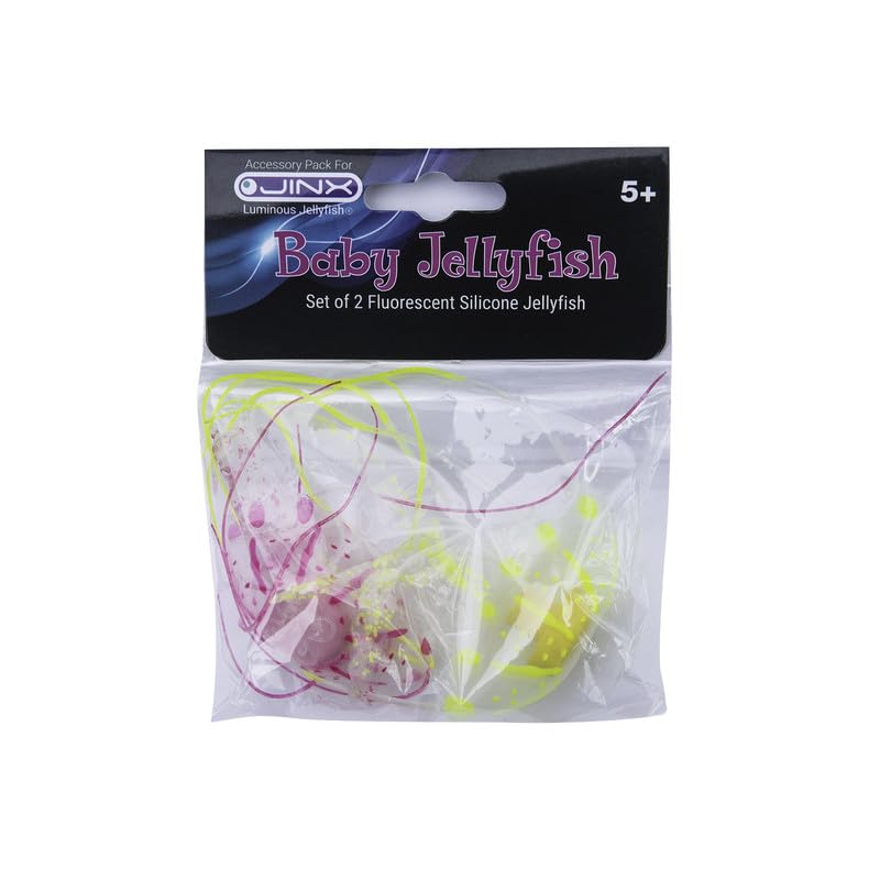 Baby Jellyfish Accessory Pack For Jinx Luminous Jellyfish Lamp, Set of 2 Small Silicone Jellyfish - Image 3