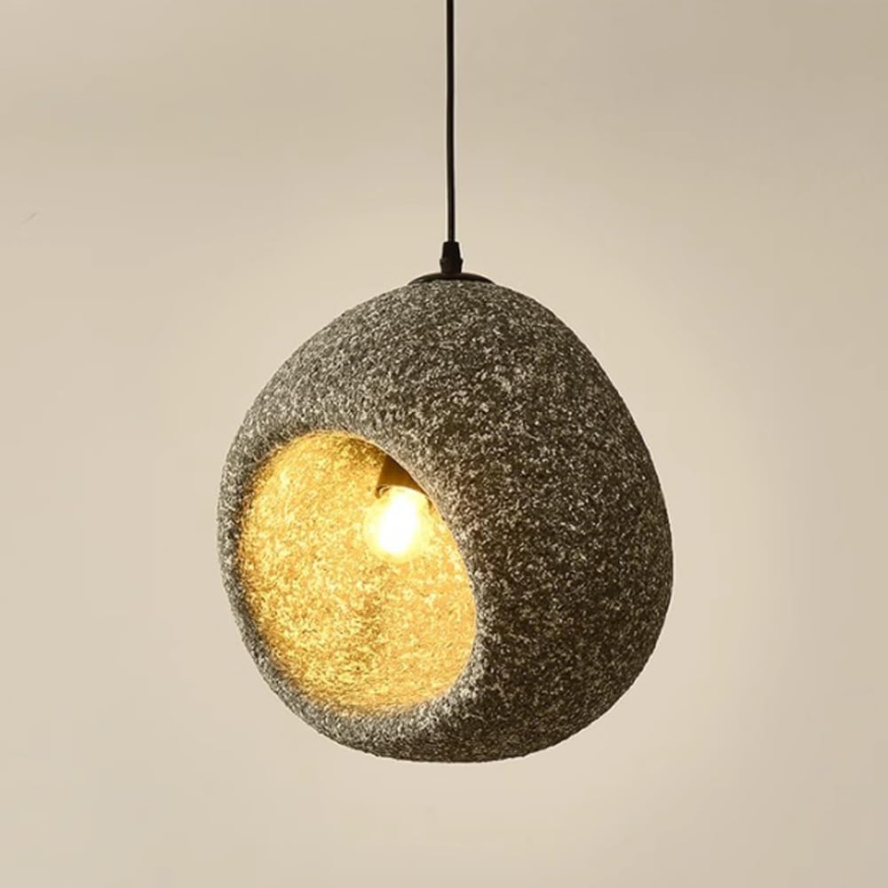 Luminaire de plafond style béton léger pour éviter les surcharges de faux-plafond