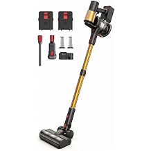 Cordless Stick Vacuum Cleaner, 190AW Suction, 2 Batteries, 120 Mins