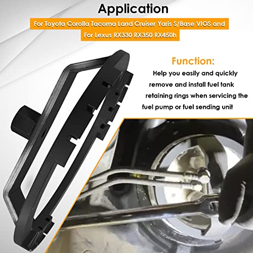 image for Yoursme Fuel Tank Lid Wrench Fuel Pump Sender Ring Tool for Toyota Cor