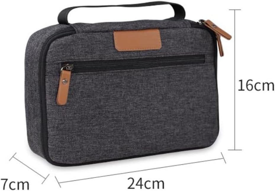 Travel toiletries bag, business trip portable hanging storage, men's image 2