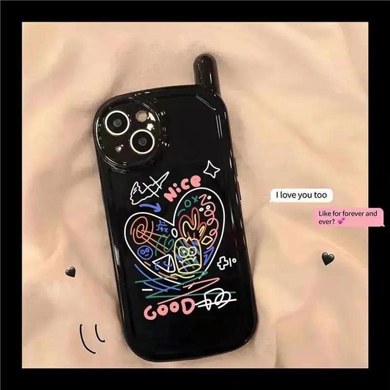 Miniatura 4 de Funda estética para teléfono Y2k Anime para mujer, compatible con iPhone 14 Pro Max (A, iPhone 13)