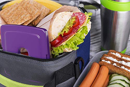 Healthy Packers Ice Packs For Lunch Bags - Freezer Packs - Original Cool Pack | Slim & Long-Lasting Reusable Ice Pack For Lunch Box And Cooler Bag (Set Of 10) #TOP5