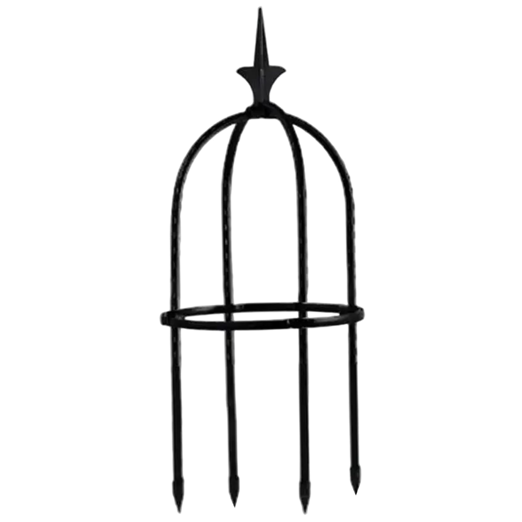 Ngbbby Garden Trellis for Climbing Plants 29.5x6 Iron Tower Obelisk Trellis Plant Support for Tomato Flower Vegetable