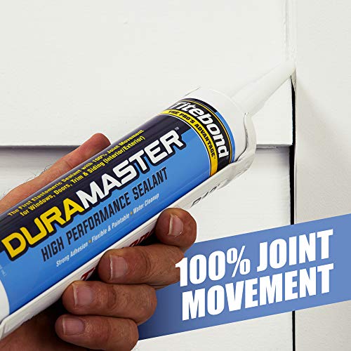 Image of Titebond DuraMaster Sealant 32001 White 10.1-Oz (Case of 12 Cartridges)