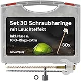 ROBUSTE MATERIALIEN - Extra hochwertige Materialien sorgen für maximale Stabilität. So lassen sich unsere Bodenheringe im Gegensatz zu herkömmlichen Heringen problemlos rausgeschraubt werden!