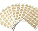 VEEPPO 240pcs Photo Mounting Corners Self Adhesive Paper for Photo Book Scrapbook (Kraft color)