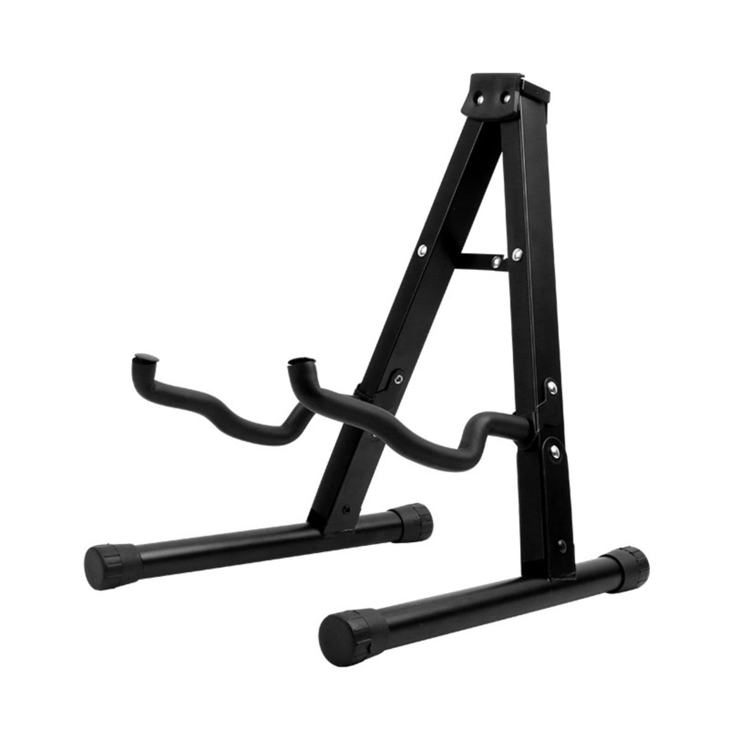 Portable A-Shaped Guitar Stand Space-Saving Folding Guitar Stand Heavy Duty Foldable Instrument Holder for Guitarists, Musicians, Home Practice, Stage, Studio, Foldable A-Frame-image-46