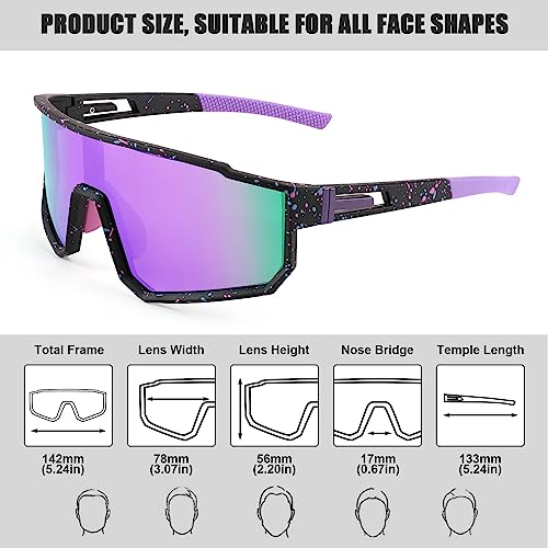 Karsaer Visison Polarized Cycling Riding Glasses Sports Sunglasses Men Women for Moutain Baseball MTB Bicycle4