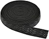Black Elastic Band for Sewing Elastic Bands Spool High Elasticity Knitting Elastic Band Elastic Sewing Band for Sewing Wigs, Waistband, Craft DIY Projects 1 inch X 5.5 Yard
