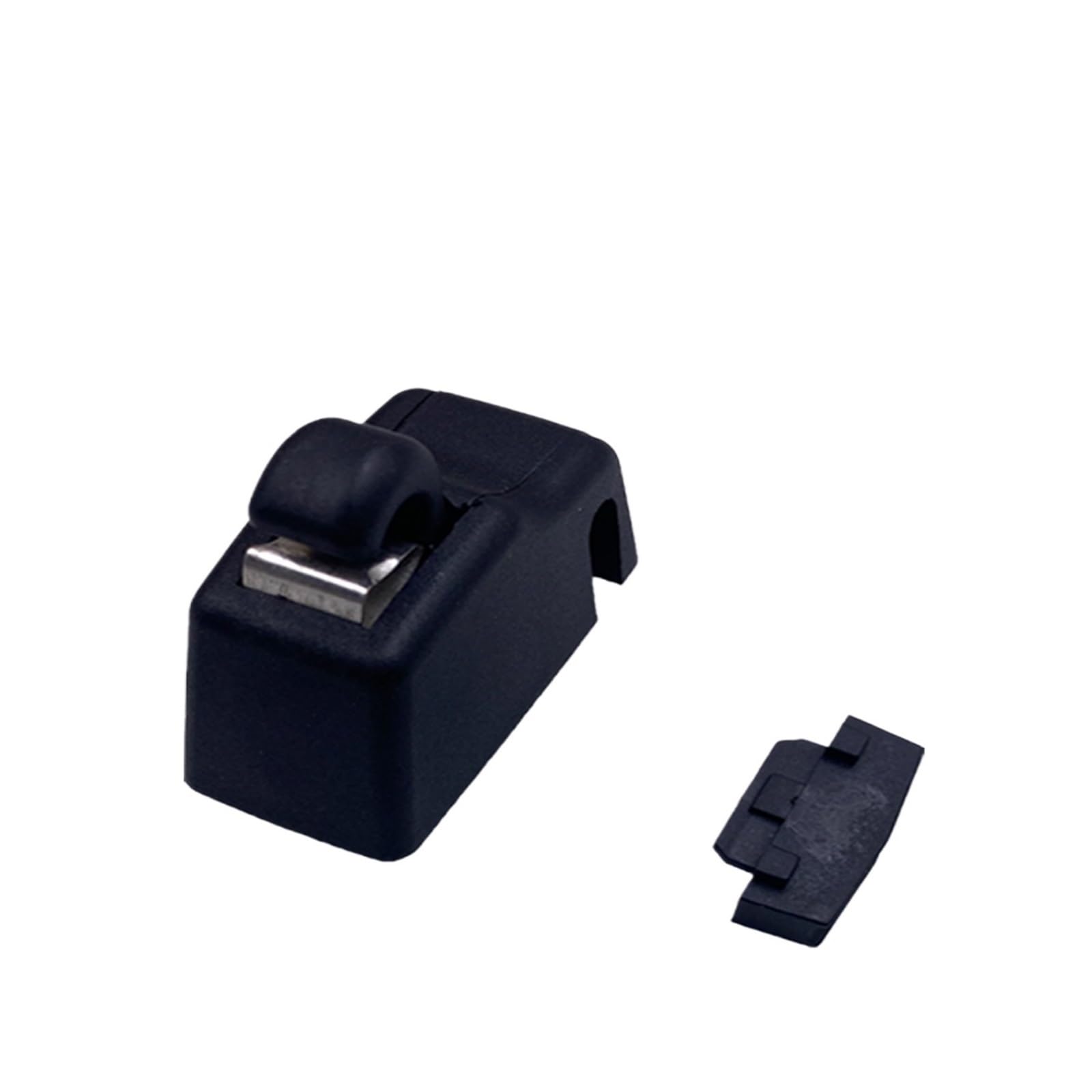 Gancio di fissaggio per aletta parasole, per Porsche, per CAYENNE, per, per Q7, per VW, per Touareg 2011 2012 2013 4L0859561 4L0859562 Clip per aletta parasole (nero)