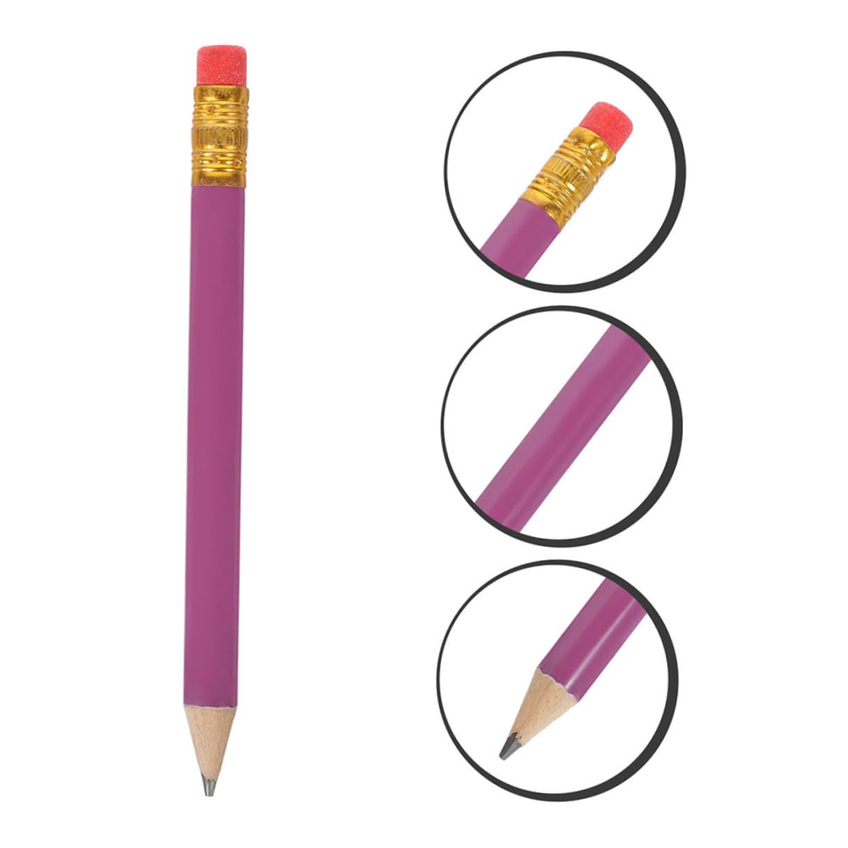 Set da 144 Matite la Scuola in Legno Design Ergonomico, Matite Hb Pratiche per Disegno e Decorazioni Scuola per Studenti e Insegnanti