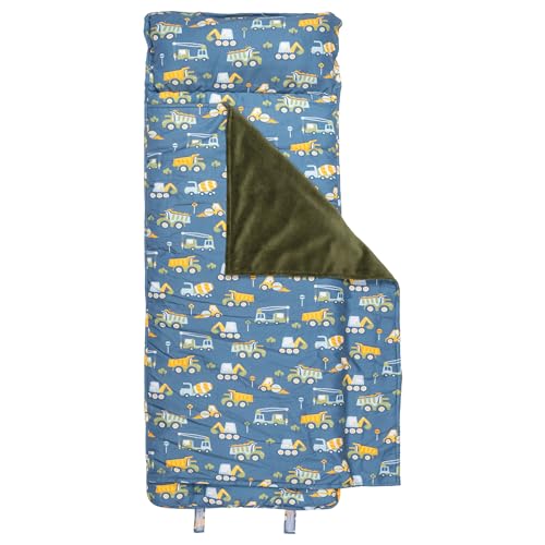 Image of Stephen Joseph, Toddler All Over Print Nap Mat with Soft Blanket and Removable Pillow for Boys & Girls, Kids Sleeping Bag for Elementary, Daycare, Preschool with Carry Handle, Camo