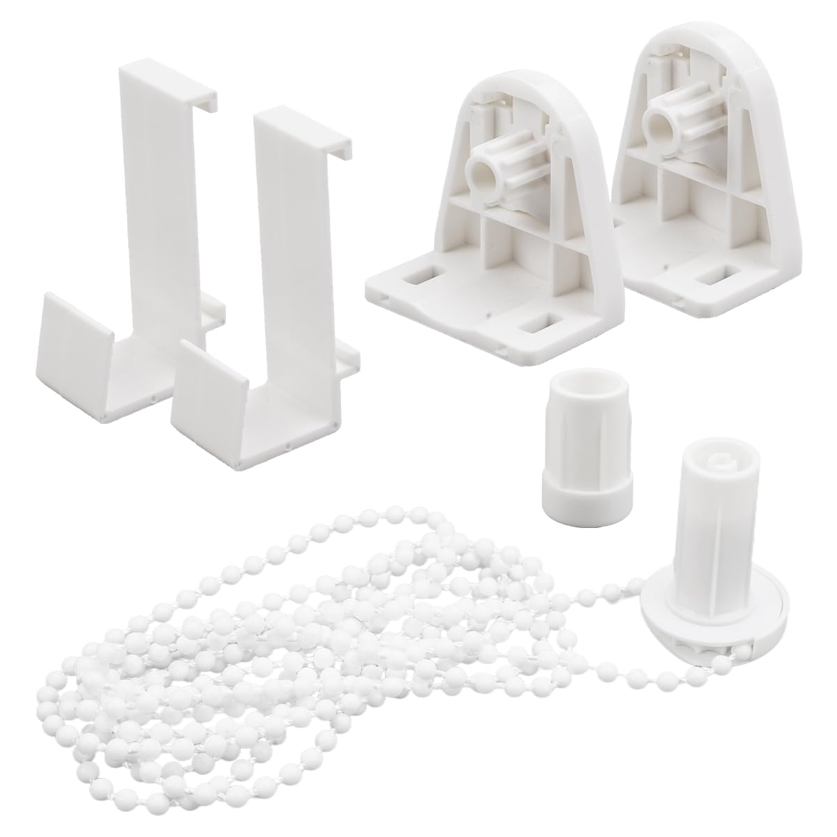 17mm Repuestos para Estores, Mecanismo Estor Enrollable, Juegos De Accesorios para Persianas Enrollables, Soporte Estore, Adecuado para Estores Dobles Y Cortinas Opacas