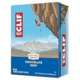 CLIF BAR - Chocolate Chip - Made with Organic Oats - 10g Protein - Non-GMO - Plant Based - Energy Bars - 2.4 oz. (12 Pack)