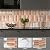 10 Sheet Long Hexagon Peel and Stick Backsplash Tile, 12"x12" 3D Adhesive Glossy Marble Vinyl Stick on Wall Tiles for Bathroom, Kitchen, Living Room (Beige, 12" x 12")