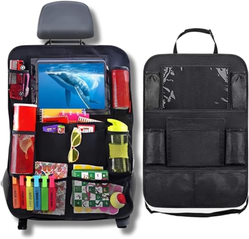 Suporte Organizador Porta Objetos Tablets iPad Trecos Carro Veicular Banco Traseiro-Vende Mais