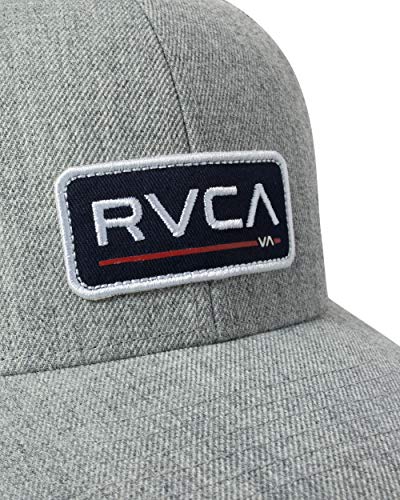 Image of RVCA Men's Curved Brim Trucker Hat, Structured Hat with Curved Bill, Adjustable Snapback Closure