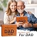 What I Love about Dad Book, Fill-in-the-Blank Leather Cover Book for Dad - Christmas Gifts for Dad from Daughter, Son, Kids - Birthday Gifts for Dad, Dad Birthday Gifts - Dad Christmas Gifts, Stocking Stuffer