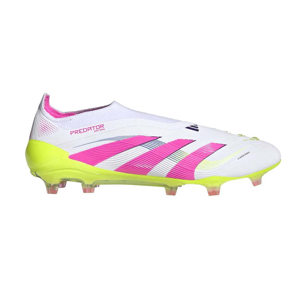Elite Firm Ground Soccer Cleats - Pink, White