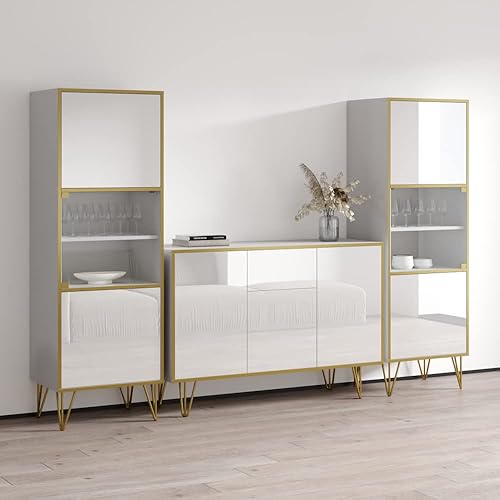 Miniatura 2 de Meble Furniture Peri SB-BK-BK Centro de entretenimiento