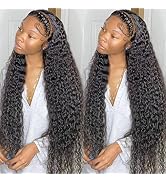 Bangjazz 180% Density HD Lace Front Wigs Human Hair Deep Wave Wig 13x4 Lace Frontal Wigs Human Ha...