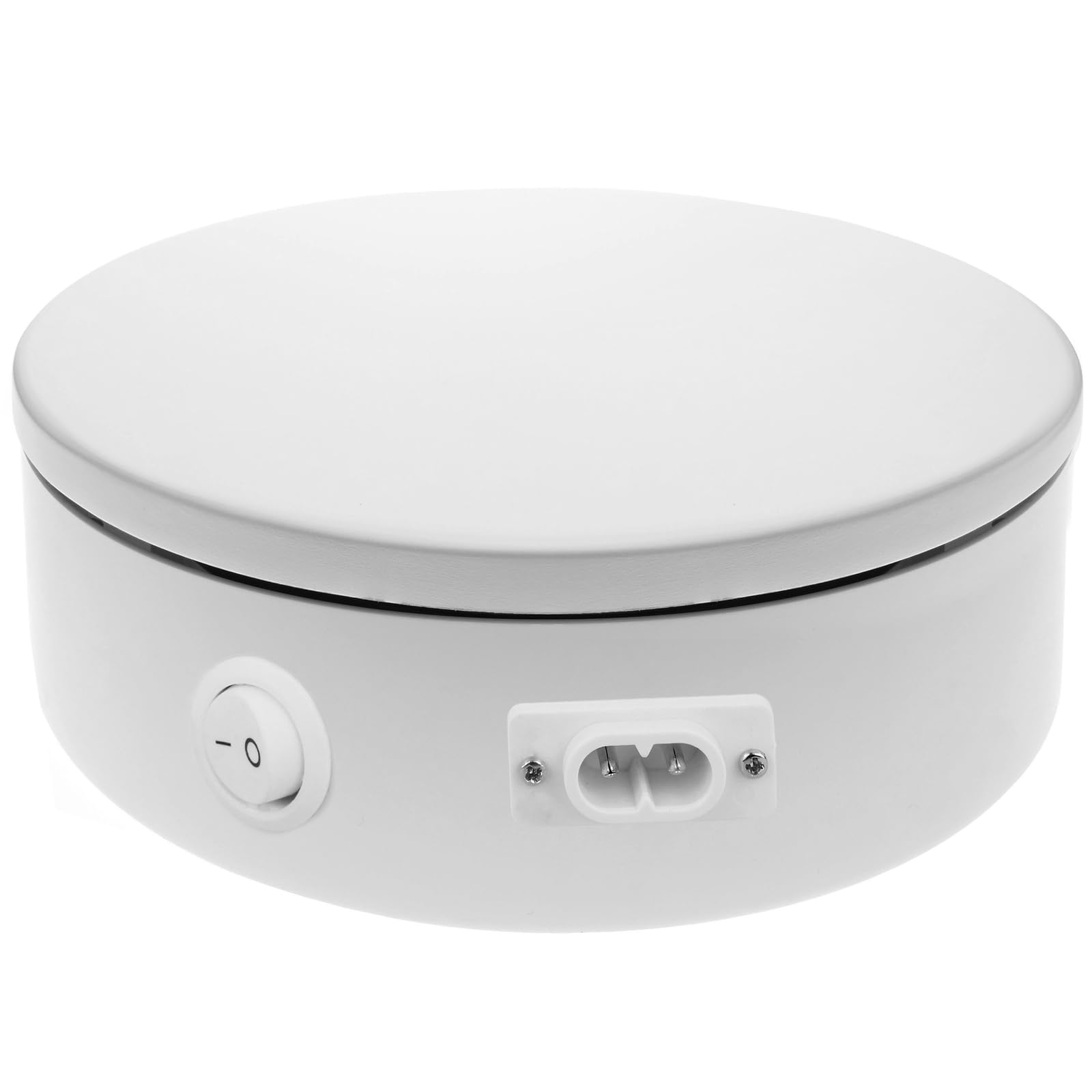 PrimeMatik - Plateau tournant electrique 40 cm blanc