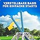 NATIONAL Geographic Luft-Raketenwerfer für Kinder – Starte leuchtende Raketen bis zu 3 m hoch, Outdoor-Spielzeug für Kinder von 8–12 Jahren, Glow-in-The-Dark Raketen-Set