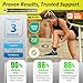 Compression Socks for Plantar Fasciitis, Achilles Tendonitis, Arthritis Relief, Ankle Brace Compression Sleeve with Foot Arch Support, Ankle Wrap for Women, Men, Swelling & Heel Pain Black L-XL